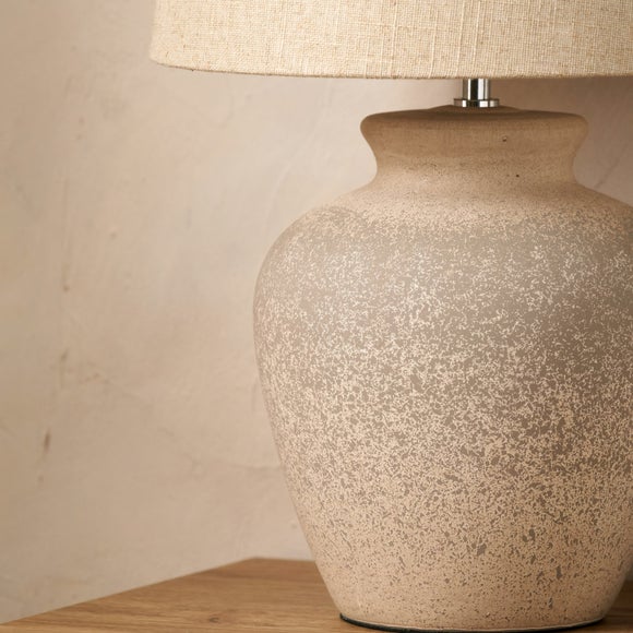 Photo 3 of Pacific Lifestyle Rhone Ombre Sand Textured Ceramic Table Lamp Photo 3 of Pacific Lifestyle Rhone Ombre Sand Textured Ceramic Table Lamp