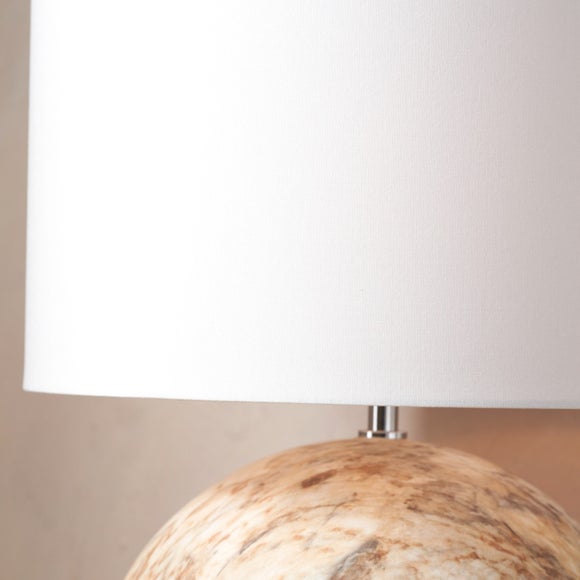 Photo 2 of Pacific Lifestyle Viejo Large Stone Effect Ceramic Table Lamp