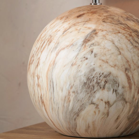 Photo 3 of Pacific Lifestyle Viejo Large Stone Effect Ceramic Table Lamp