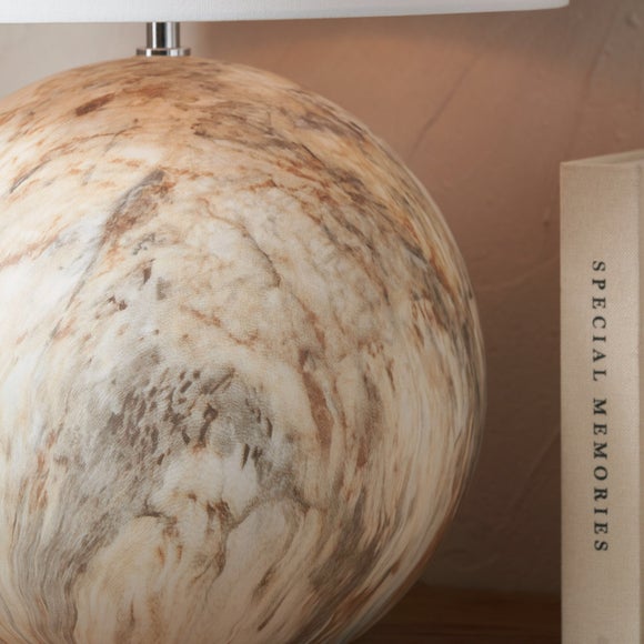 Photo 4 of Pacific Lifestyle Viejo Large Stone Effect Ceramic Table Lamp