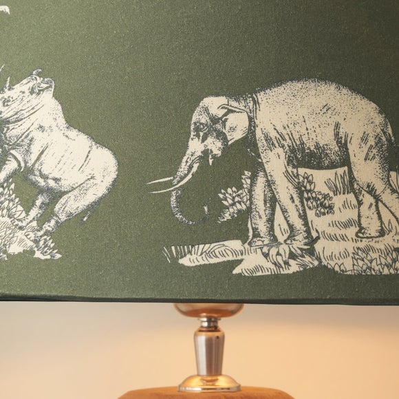 Photo 5 of Pacific Lifestyle Nala Safari Printed Empire Lampshade