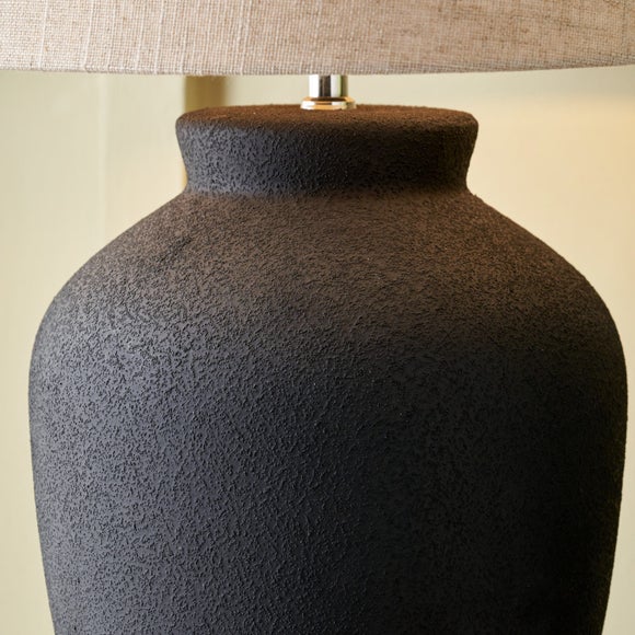Photo 3 of Pacific Lifestyle Areia Sand Textured Ceramic Table Lamp