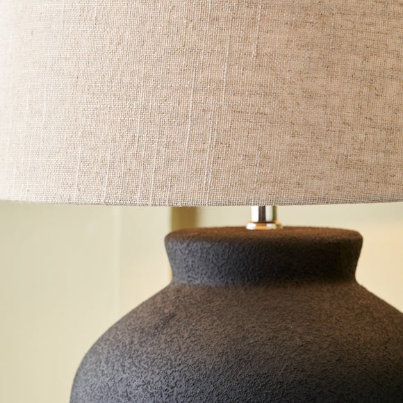 Photo 4 of Pacific Lifestyle Areia Sand Textured Ceramic Table Lamp