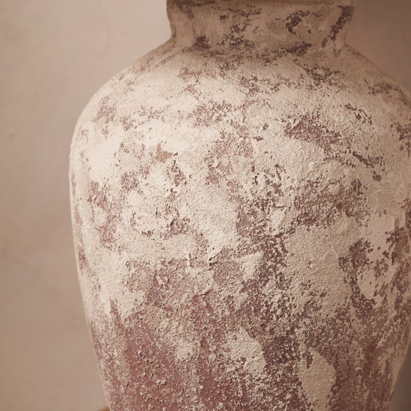 Photo 2 of Pacific Lifestyle Vanda Clay Stone Textured Ceramic Table Lamp