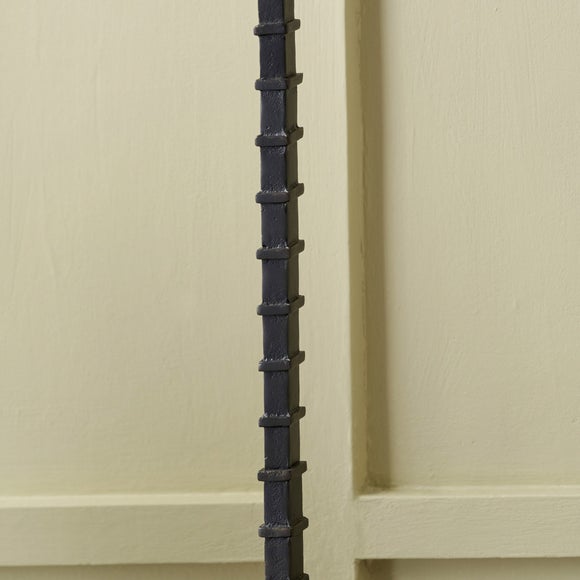 Photo 2 of Pacific Lifestyle Everett Ribbed Metal Stick Floor Lamp Base And Nala Safari Empire Lampshade