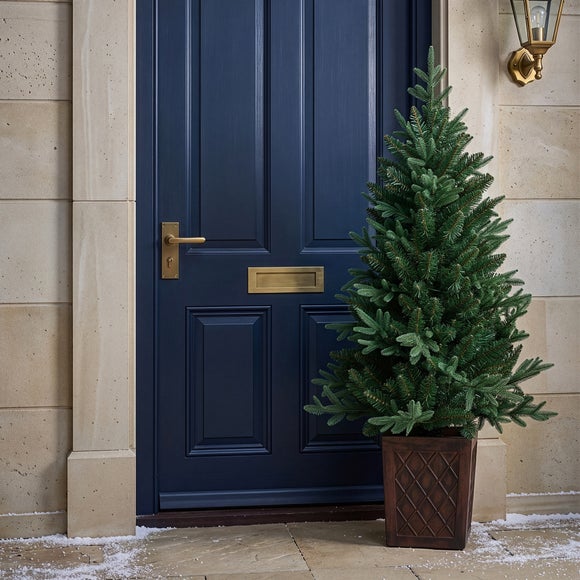 4ft Potted Conifer Porch Christmas Tree