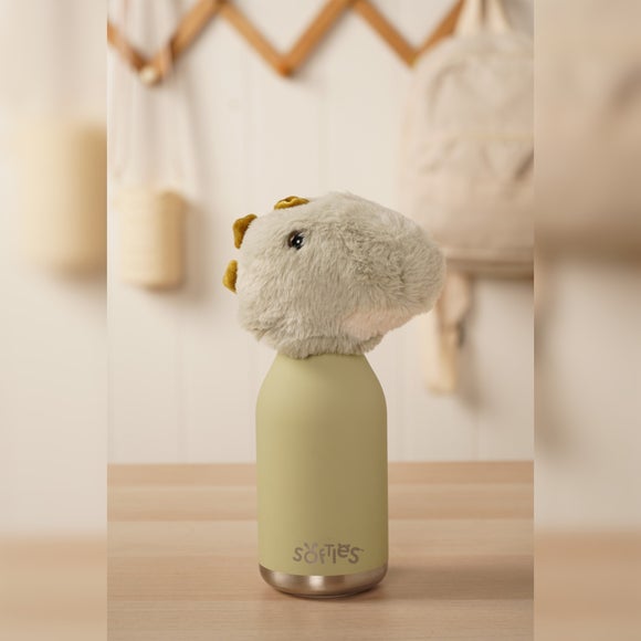Softies Tommy the T-Rex Stainless Steel Plush Water Bottle