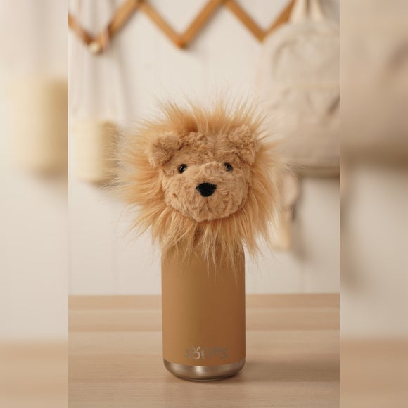 Softies Leo the Lion Stainless Steel Plush Water Bottle