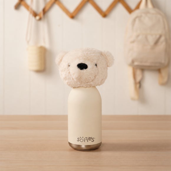 Softies Lola the Teddy Stainless Steel Plush Water Bottle