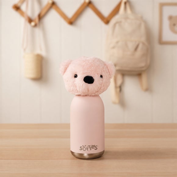 Softies Willow the Teddy Stainless Steel Plush Water Bottle