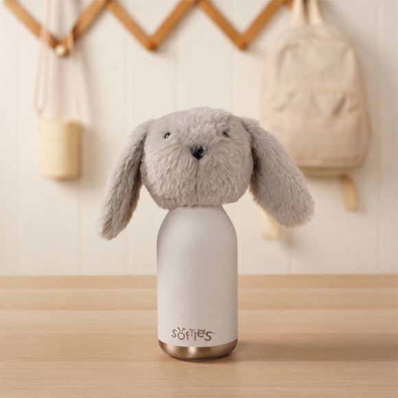 Softies Theo the Bunny Stainless Steel Plush Water Bottle