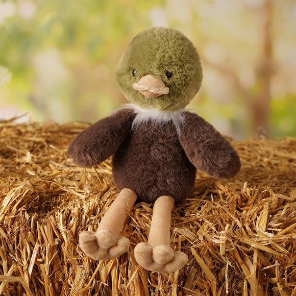 Softies Mary the Long Leg Mallard Chick Plush