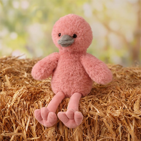 Softies Flo the Long Leg Flamingo Chick Plush