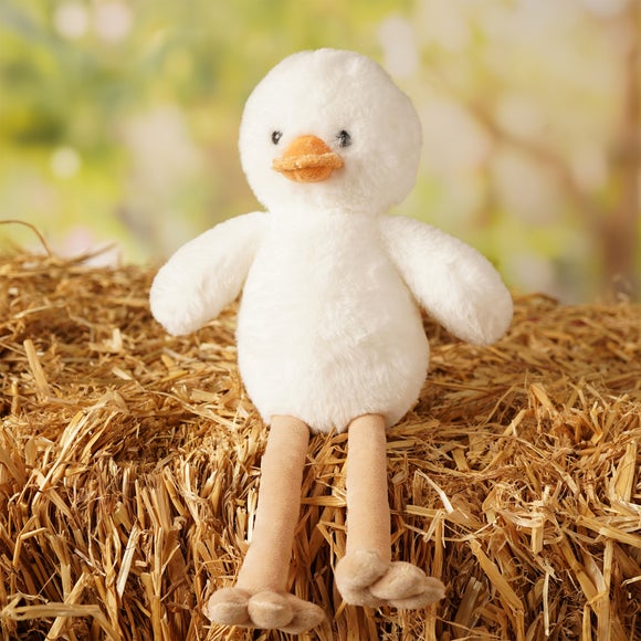 Softies Chloe the Long Leg White Chick Plush