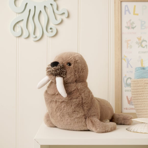 Softies Walter the Walrus Glow in the Dark Teeth Plush