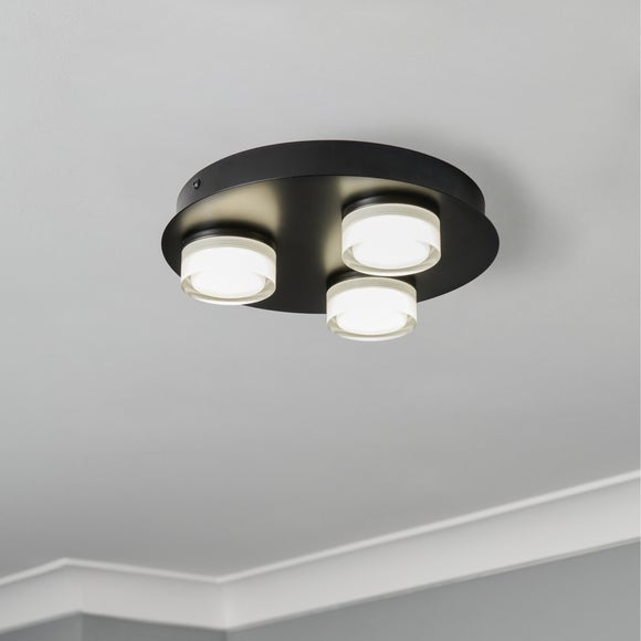 Bolton 3 Light LED Flush Ceiling Light