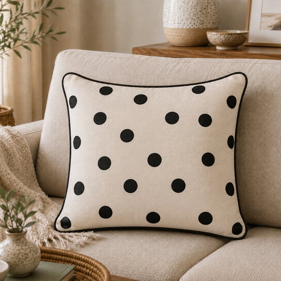 Mono Spots Square Cushion