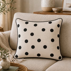 Mono Spots Square Cushion