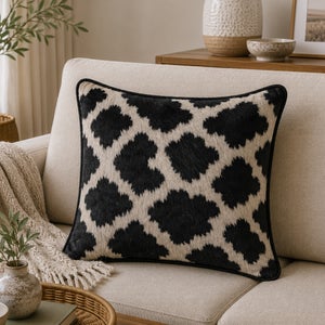 Cowhide Square Cushion