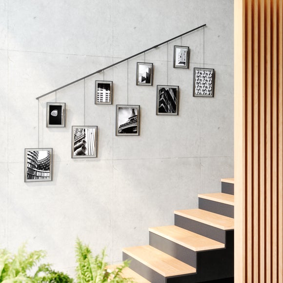 Umbra Set of 9 Exhibit Display Hanging Photo Frames