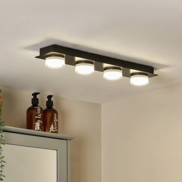 Bolton 4 Light LED Flush Ceiling Bar Light