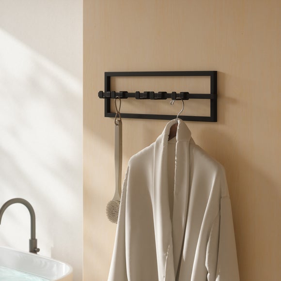 Umbra Cubiko 5 Hook Wall Mounted Coat Rack