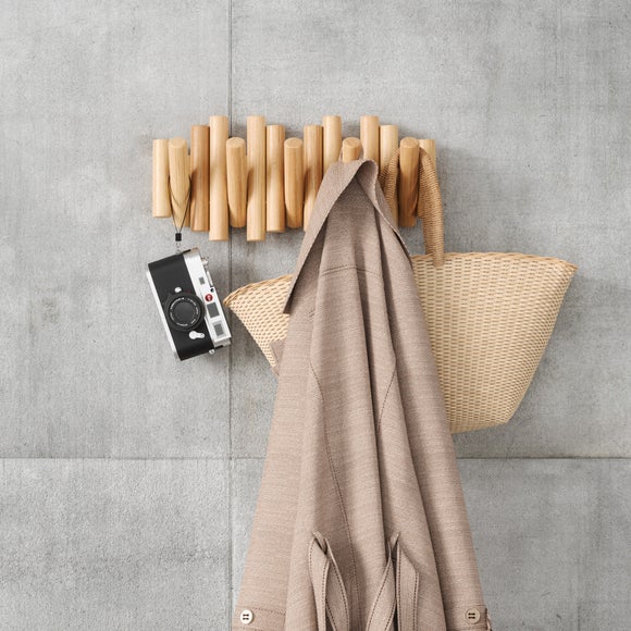 Photo 1 of Umbra Picket 5 Hook Wall Mounted Coat Rack Photo 1 of Umbra Picket 5 Hook Wall Mounted Coat Rack