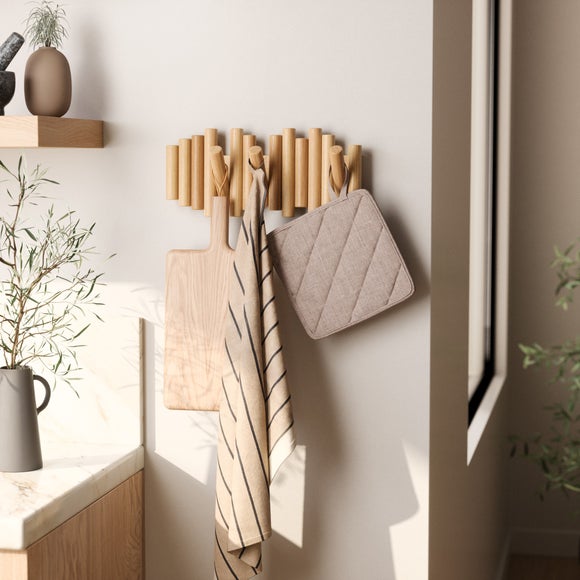 Photo 2 of Umbra Picket 5 Hook Wall Mounted Coat Rack Photo 2 of Umbra Picket 5 Hook Wall Mounted Coat Rack
