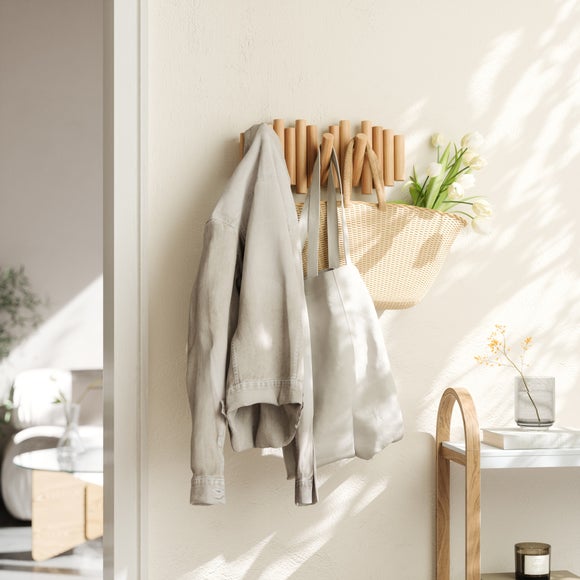 Photo 3 of Umbra Picket 5 Hook Wall Mounted Coat Rack Photo 3 of Umbra Picket 5 Hook Wall Mounted Coat Rack