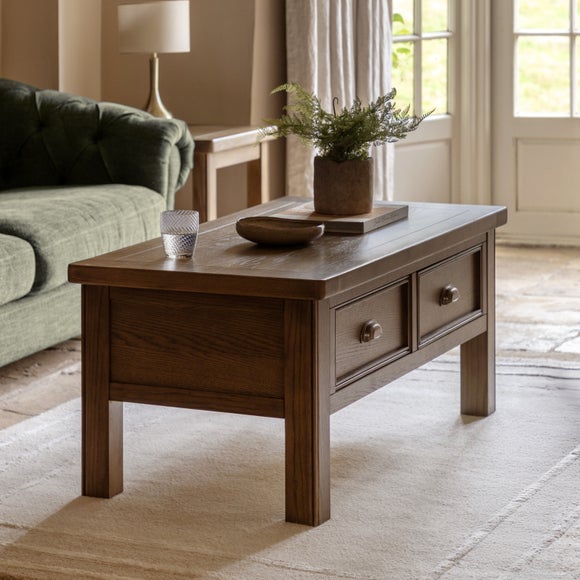 Cedar & Sage Harrison 2 Drawer Coffee Table