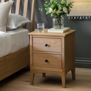 Cedar & Sage Marion 2 Drawer Bedside Table