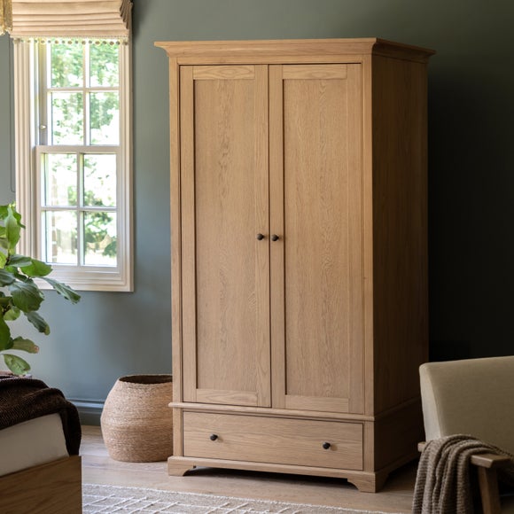 Cedar & Sage Marion 1 Drawer Double Wardrobe