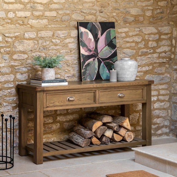 View Cedar & Sage Harrison 2 Drawer Console Table View Cedar & Sage Harrison 2 Drawer Console Table