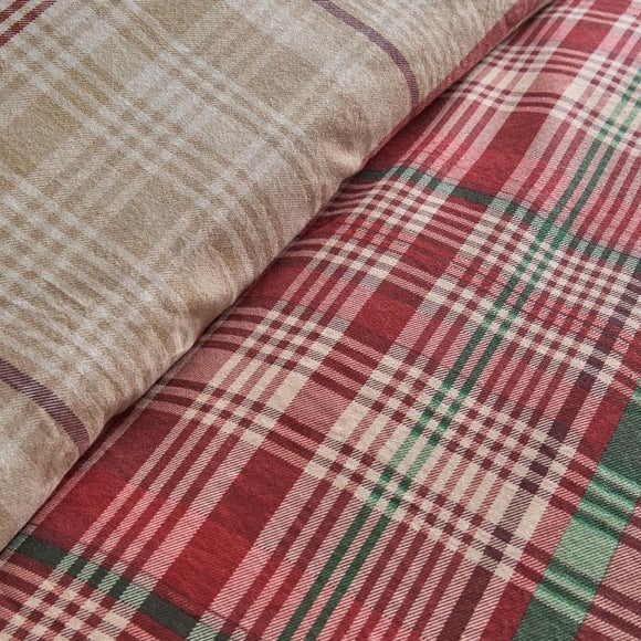 Photo 3 of Dreams & Drapes Bennet Check 100 Cotton Duvet Cover & Pillowcase Set