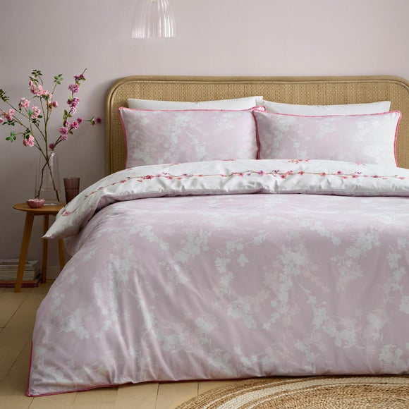 Photo 2 of Appletree Blossom Flower 100 Cotton Duvet Cover & Pillowcase Set