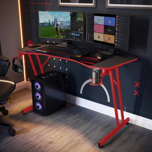 X Rocker Panther Evo Gaming Desk With Mouse Mat