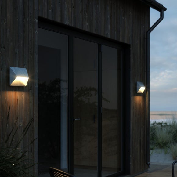 Nordlux Pontio Galvanized Outdoor Wall Light