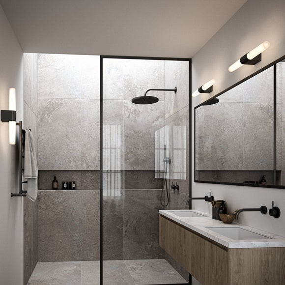 View Nordlux Helva Double Bathroom Led Wall Light View Nordlux Helva Double Bathroom Led Wall Light