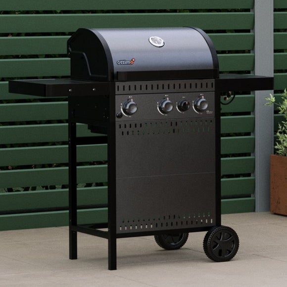Ottimo 310 3 Burner Gas Barbecue with Side Burner