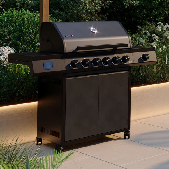 Ottimo Pro 455 6 Burner Gas Barbecue with Side Burner