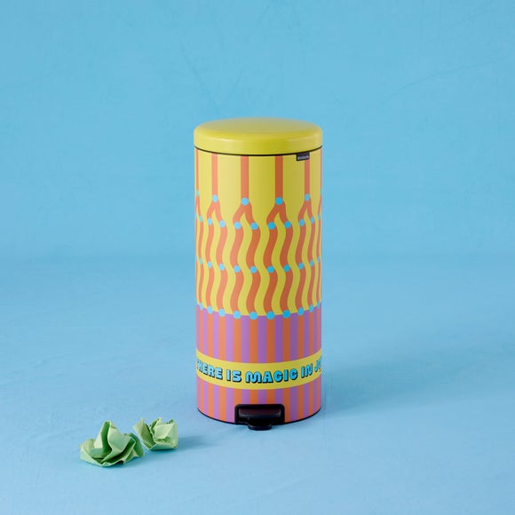 View Brabantia Yinka Ilori Newicon 30l Pedal Bin View Brabantia Yinka Ilori Newicon 30l Pedal Bin