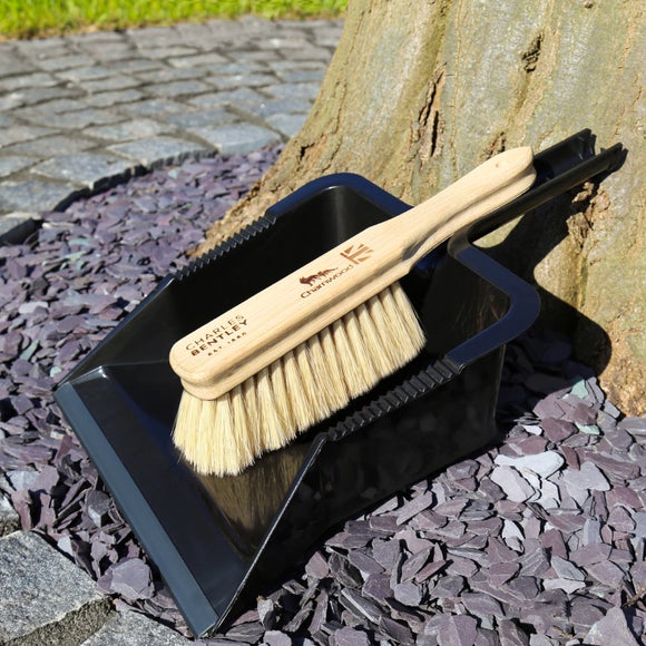 Charnwood Tampico Hand Brush & Plastic Dustpan Set