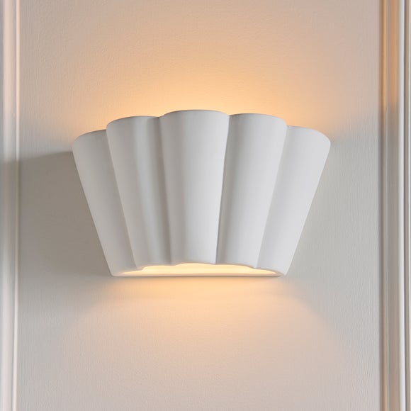 Vogue Vigo Ribbed Paint Your Own Wall Light