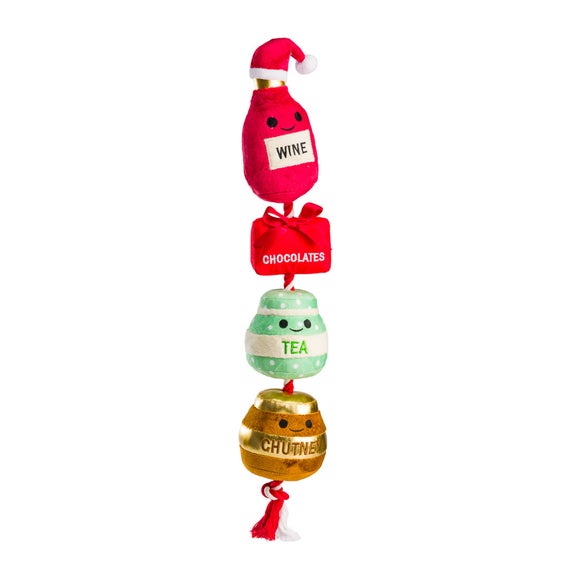 Christmas Hamper Rope Dog Toy
