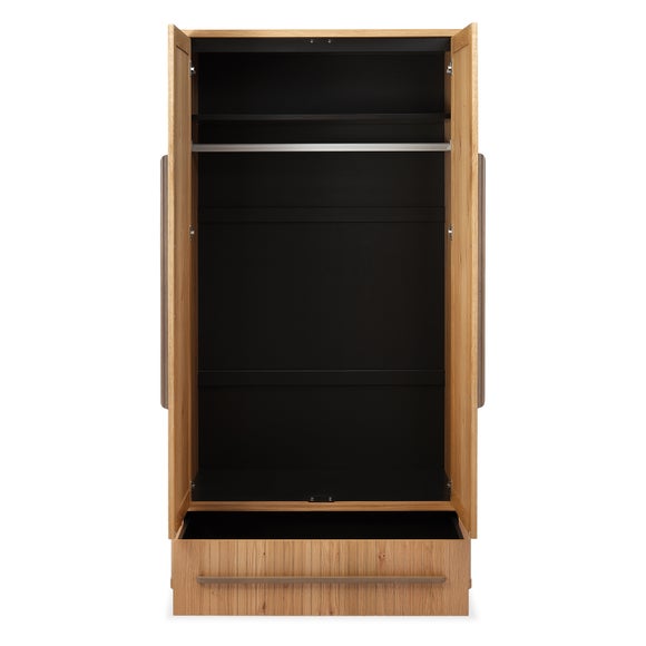 Photo 3 of Bentley Designs Vega Knotty Oak Double Wardrobe