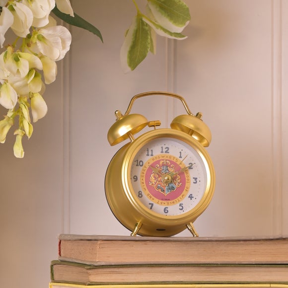 Harry Potter Charms Hogwarts Crest Alarm Clock