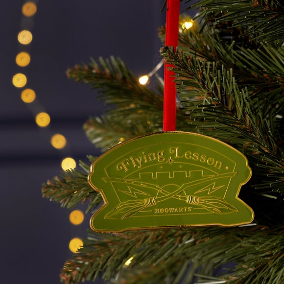 Harry Potter Alumni Flying Lessons Metal Hanging Decoration
