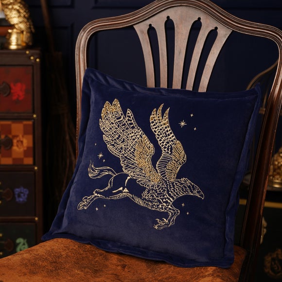 Harry Potter Alumni Buckbeak Velvet Square Cushion