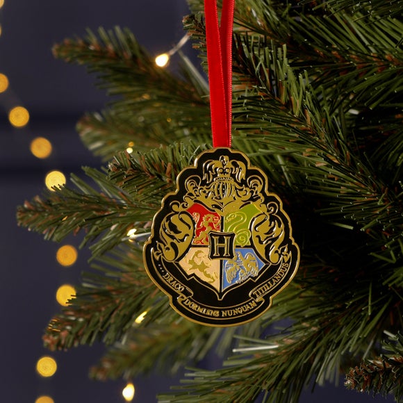 Harry Potter Alumni Hogwarts Crest Metal Hanging Decoration