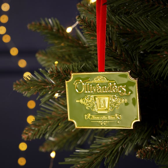 Harry Potter Alumni Ollivanders Metal Hanging Decoration